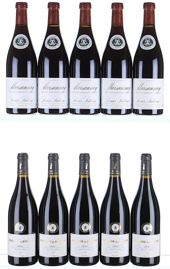 2005/2008 Mixed Lot of Rhone and Burgundy