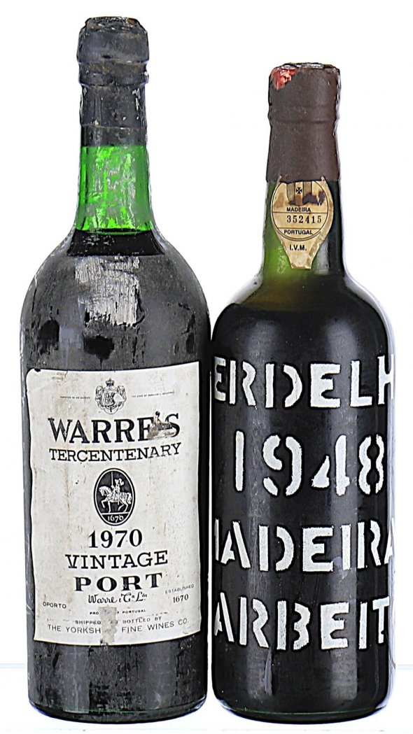 1948/1970 Mixed Lot of Barbeito, Verdelho Madeira and Warre's, Vintage Port