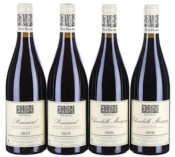 2019/2020 Mark Haisma, Pommard Premier Cru, Les Arvelets and Chambolle-Musigny, Les Echezeaux