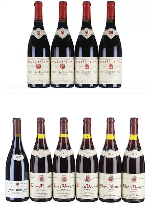 Mixed Lot of Fine Red Burgundy