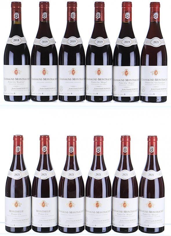 2018/2021 Mixed Lot from Jean-Claude Ramonet Rouge - In Bond