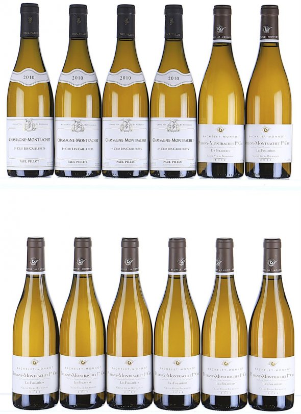 2010/2011 Mixed Lot of Fine White Burgundy - In Bond