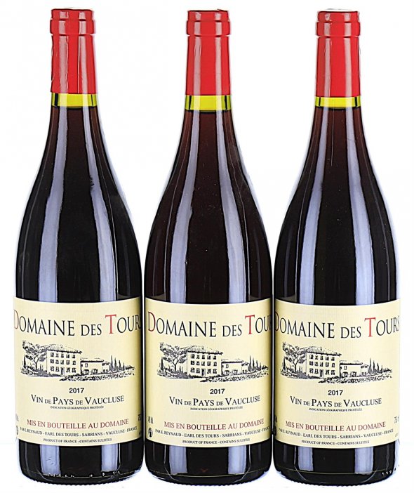 Domaine des Tours, Rouge, Vaucluse Vdp - In Bond