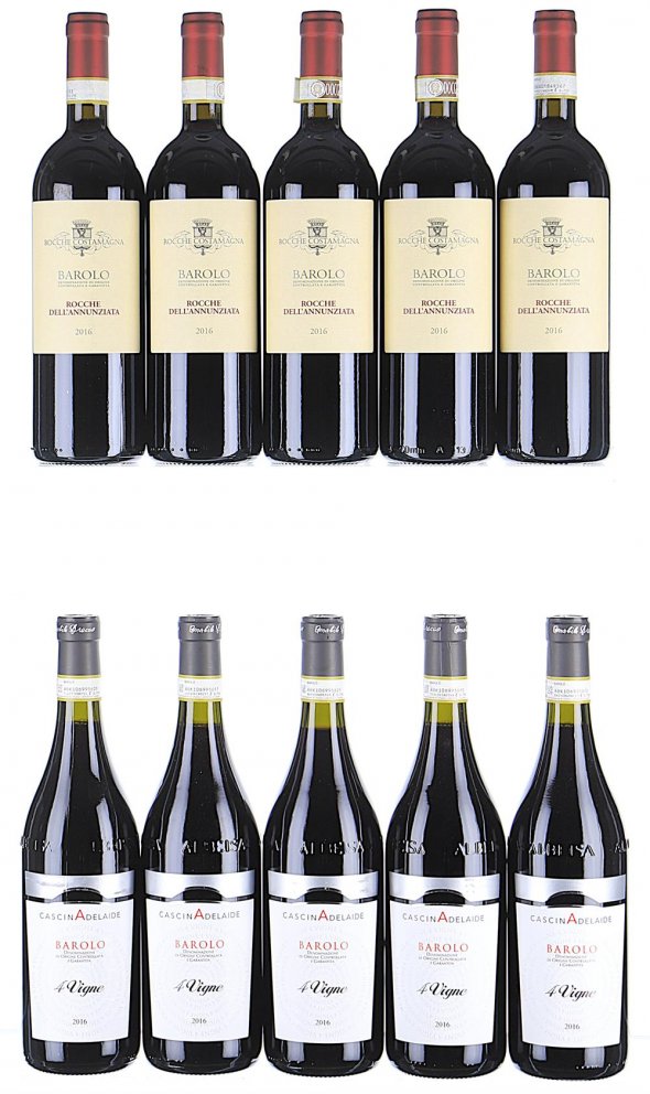 Mixed Barolo of Rocche Costamagna and Cascina Adelaide - In Bond