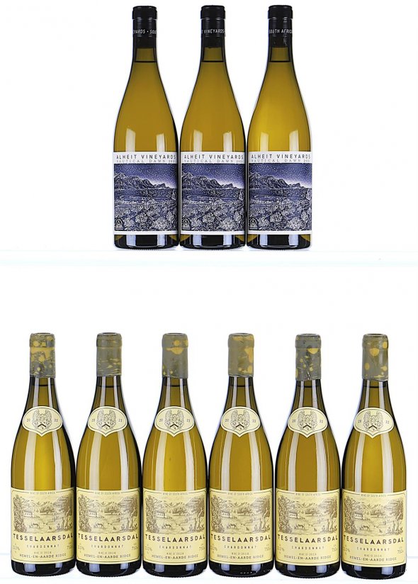 2021/2022 Tesselaarsdal Chardonnay and Alheit Vineyards Chenin Blanc - In Bond