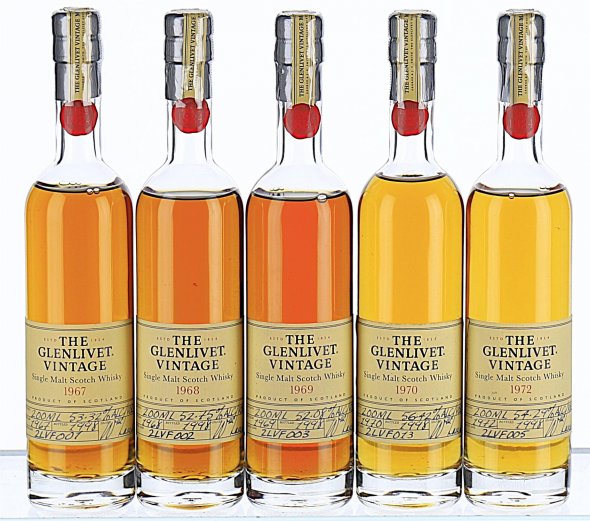 Glenlivet, Single Malt Vintage Collection 1967-1972, Bottled 1998, Speyside