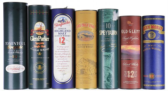 A Mixed Lot of Soft Speyside Malt Whiskies - 1990s Bottling