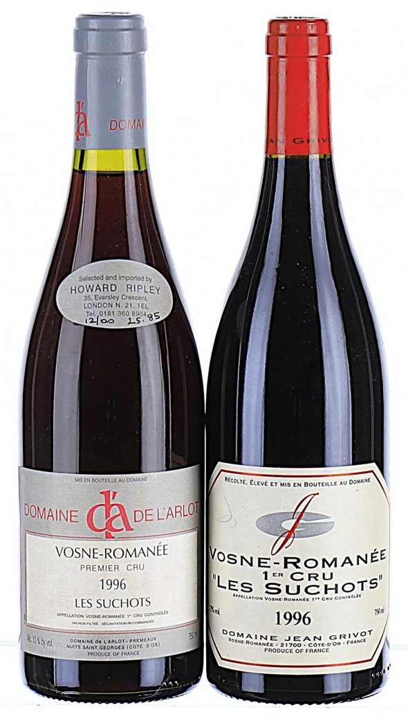A Mixed Pair of Vosne-Romanee Premier Cru, Les Suchots