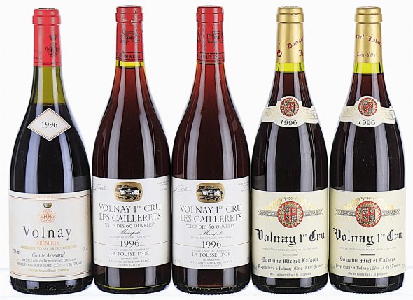Mixed Lot of Volnay Premier Cru