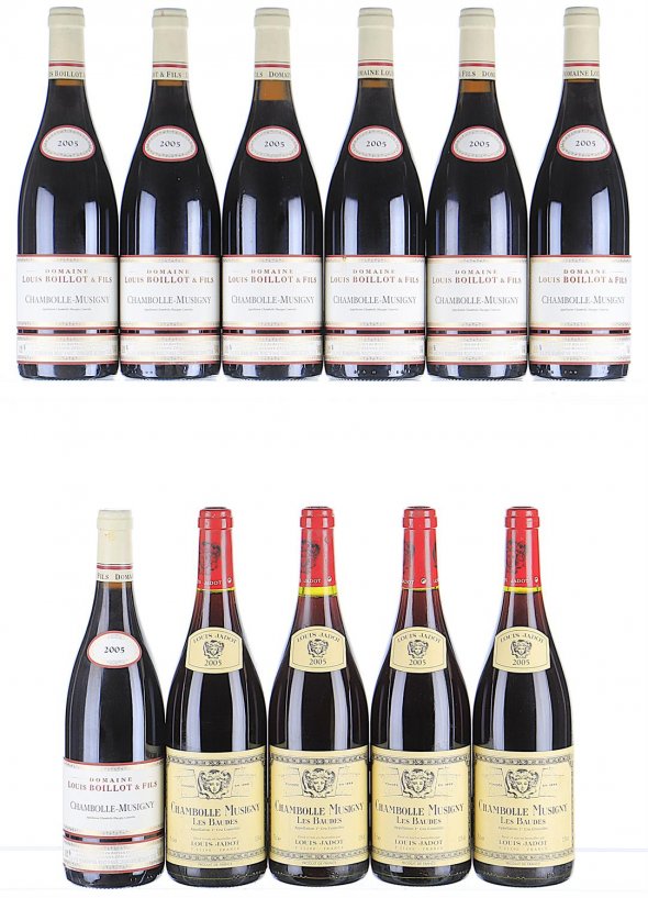 Mixed Lot of Chambolle-Musigny from Boillot & Fils and Maison Louis Jadot