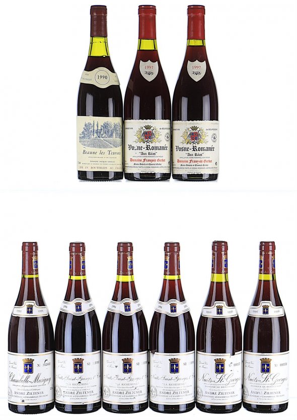 1990/1997 Mixed Lot of Red Burgundy