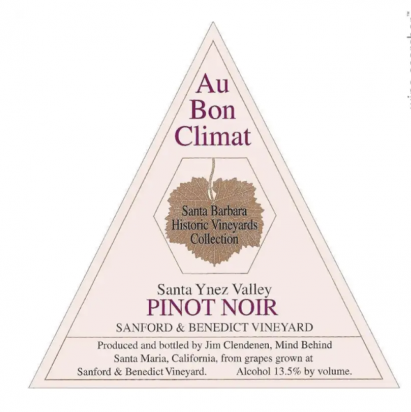 Au Bon Climat, Sanford & Benedict Vineyard Pinot Noir, Santa Ynez Valley