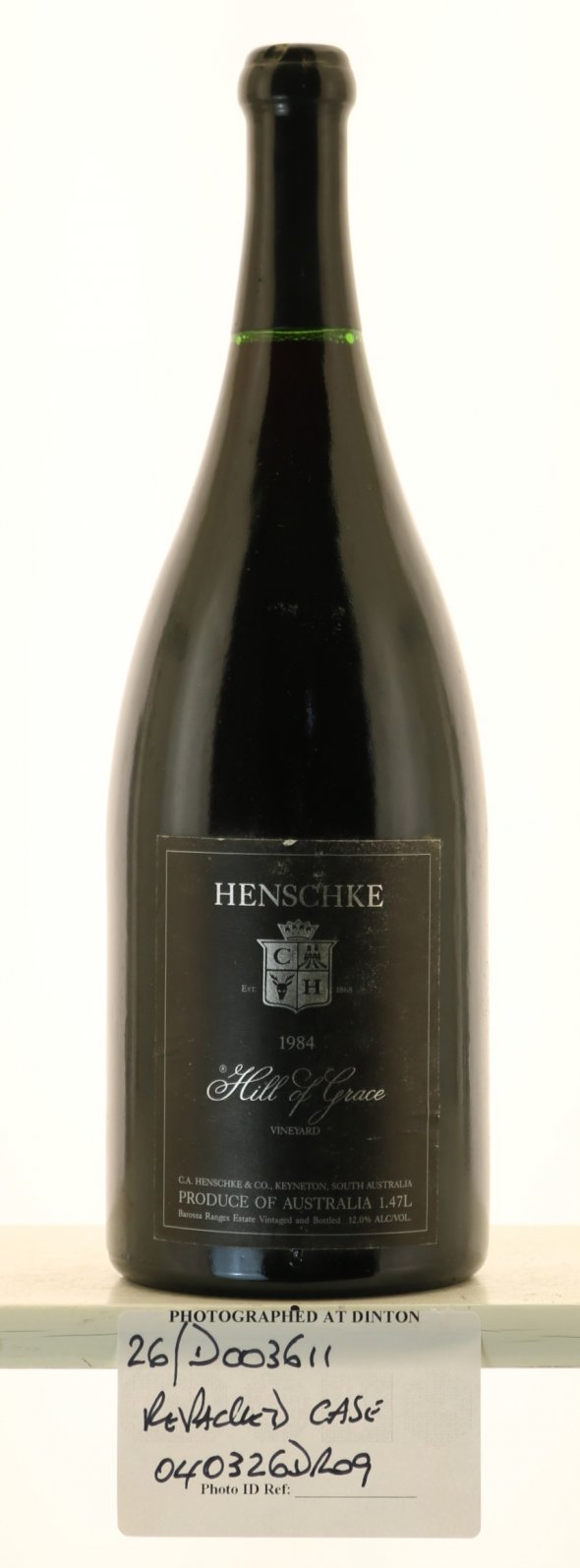Henschke, Hill of Grace Vineyard, Eden Valley (NB 1.47 litre MAGNUM)