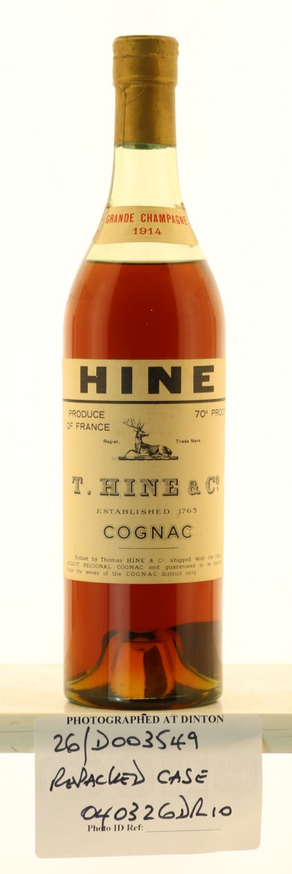 Hine, Vintage, Grande Champagne Cognac