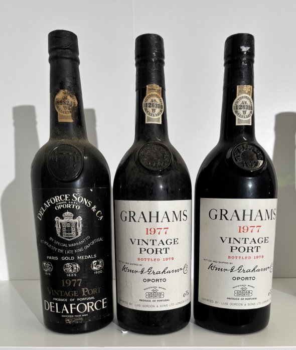 Graham's and Delaforce, Vintage Port and 2 others