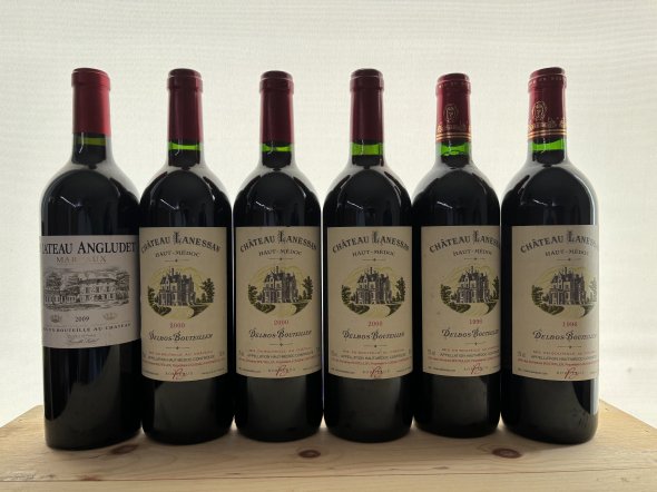 Chateau Lanessan, Haut-Medoc (3 bottles 2000, 2 bottles 1996 plus 1 bottle Aungludet 2009)