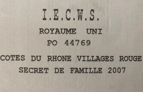 Cotes du Rhone-Villages Secret de Famille