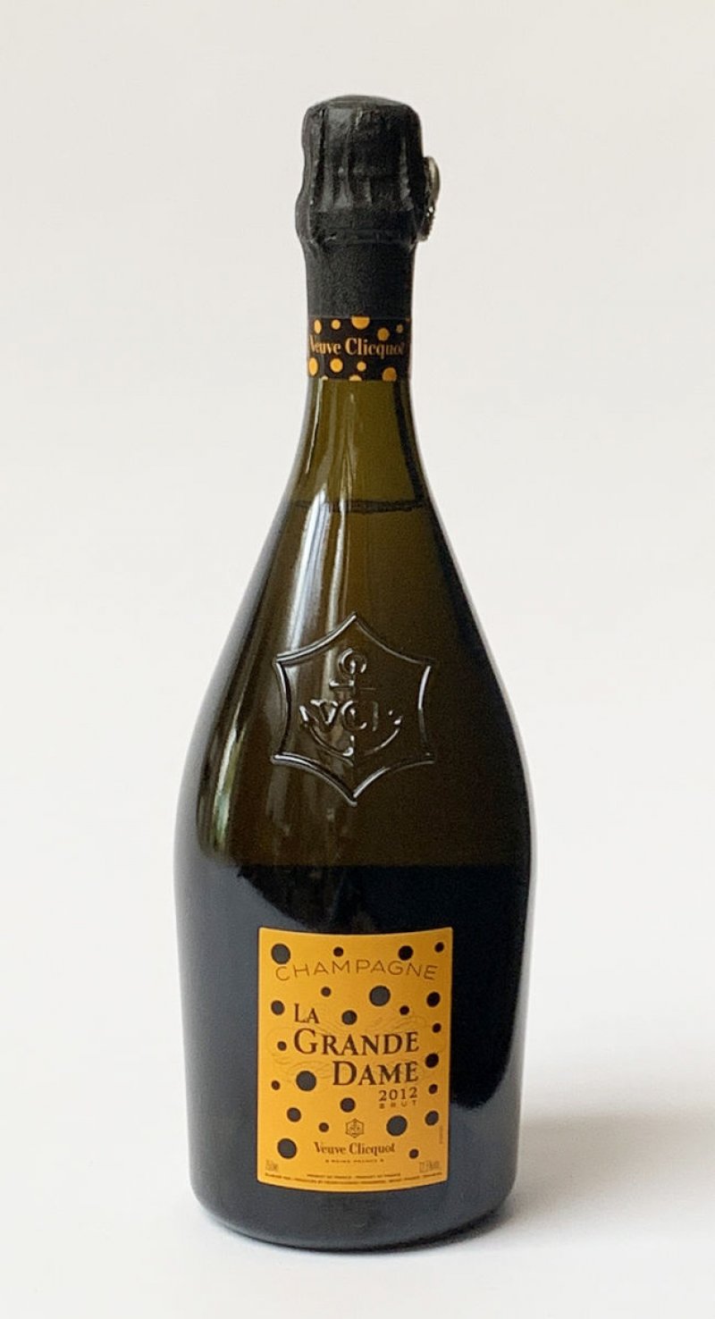 Yayoi Kusama's newest collaboration is with a vintage bottle of Veuve  Clicquot